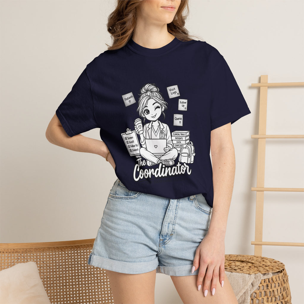 Coordinator T-Shirt — "The Coordinator: Chief Everything Officer" Cute Planner Graphic Tee for Organizers, Event Planners & Office Staff