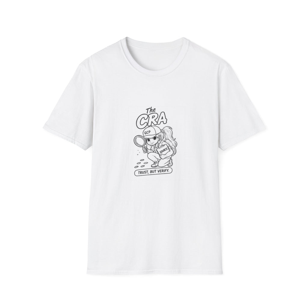 Detective Crew T‑Shirt – “The CRA” Vintage Cartoon Magnifying Glass Design