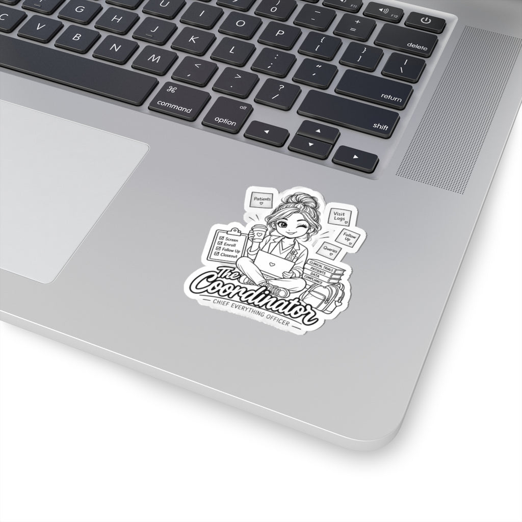 Coordinator Sticker — “The Coordinator: Chief Everything Officer” Cute Planner/Work Laptop Kiss-Cut Sticker for Admins & Healthcare [...]