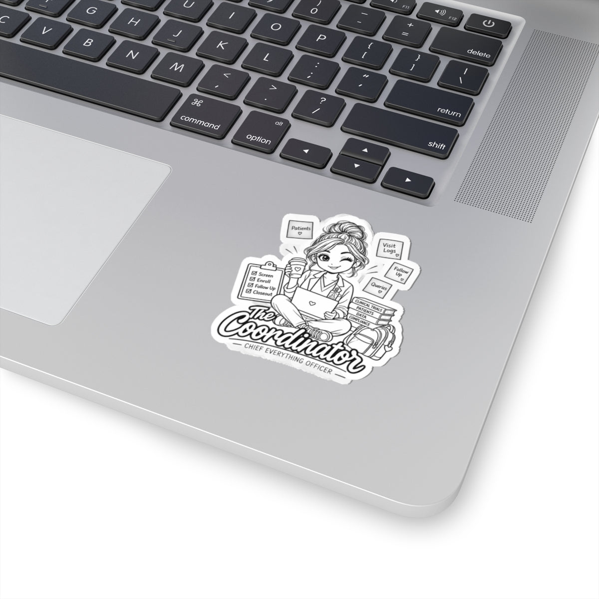 Coordinator Sticker — “The Coordinator: Chief Everything Officer” Cute Planner/Work Laptop Kiss-Cut Sticker for Admins & Healthcare [...]