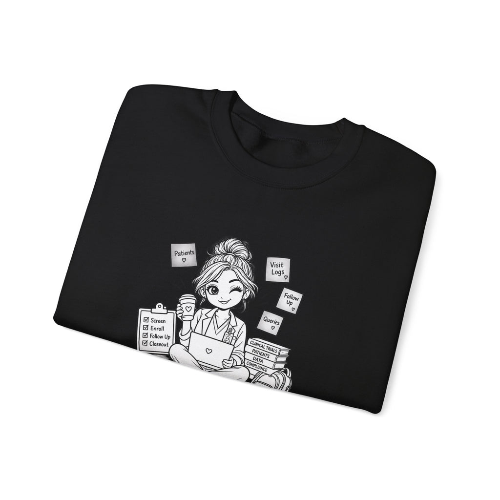 Coordinator Crewneck Sweatshirt — "The Coordinator" Cute Office Planner Graphic