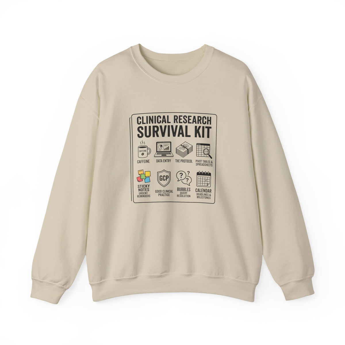 Clinical Research Survival Kit Sweatshirt