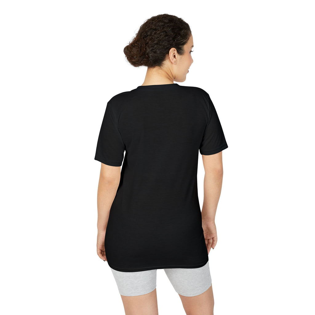 Nautical Compass Performance T‑Shirt — Explore Beyond Pocket Logo