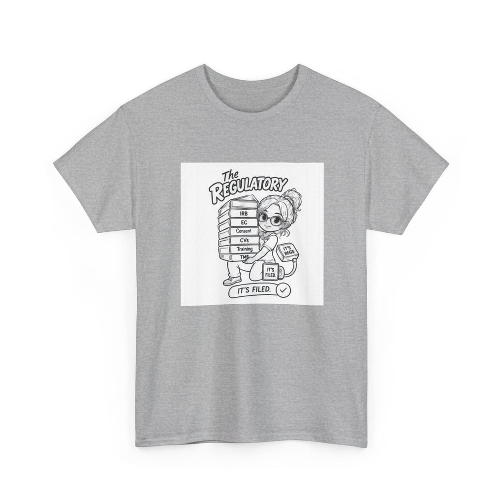 Regulatory Bear Graphic Tee — "It's Fine" Cute Cartoon T-Shirt