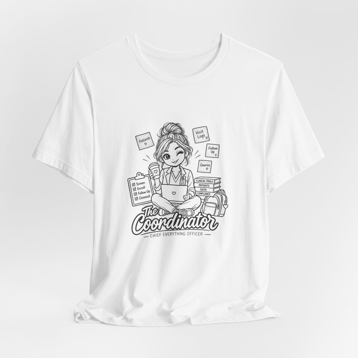 Coordinator Graphic Tee — "The Coordinator: Chief Chaos Tamer"