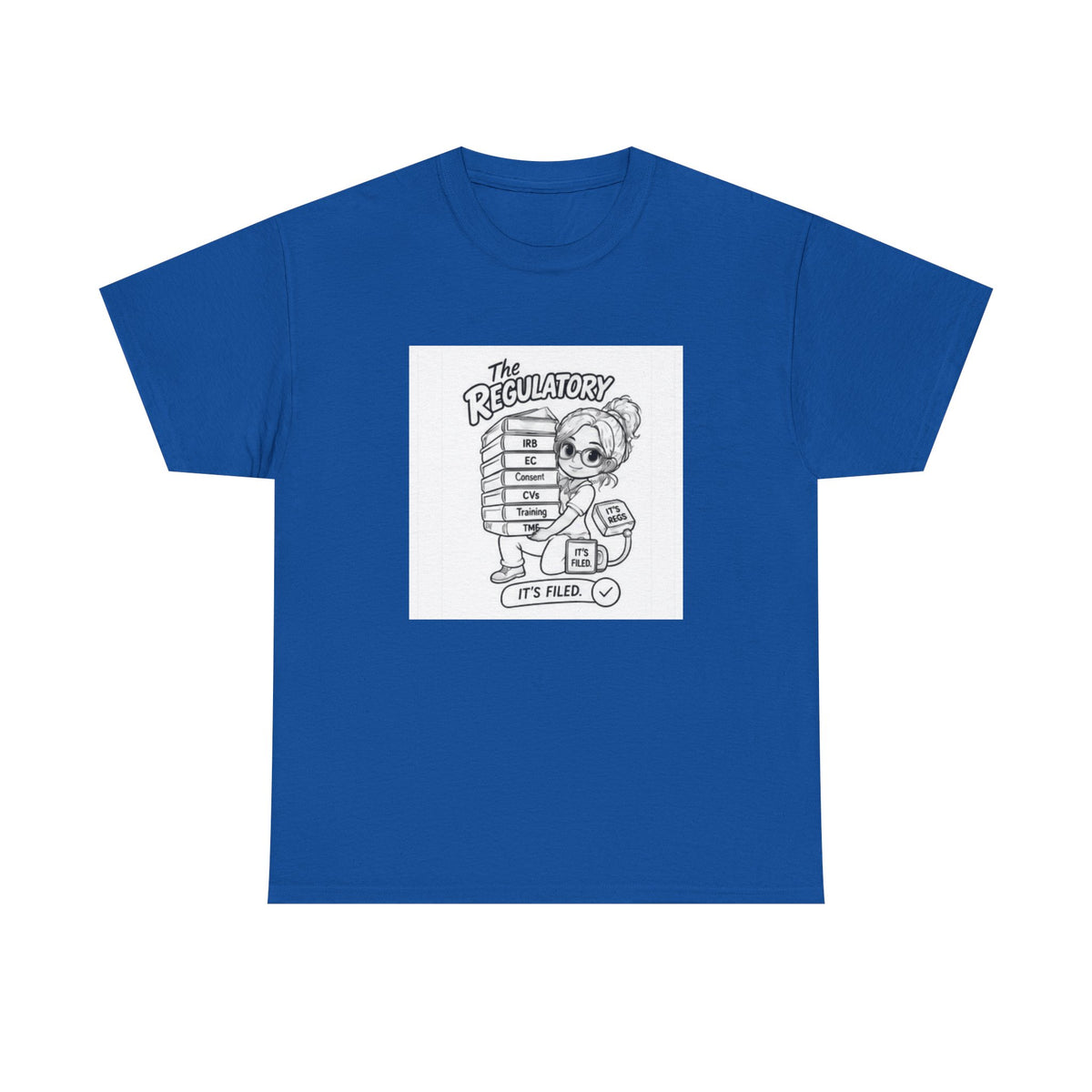 Regulatory Bear Graphic Tee — "It's Fine" Cute Cartoon T-Shirt