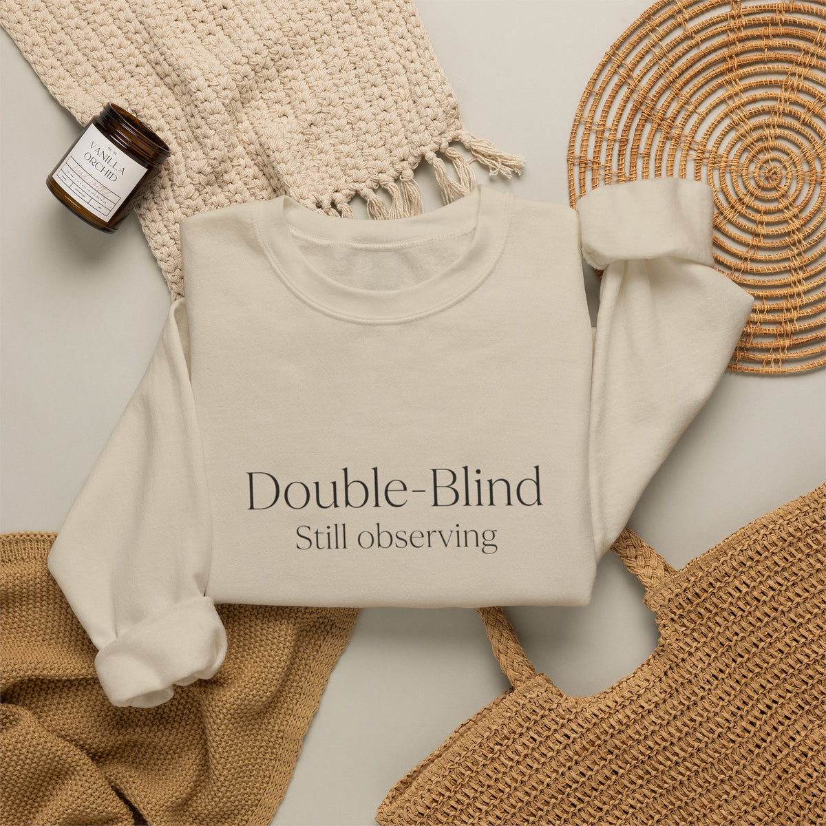 Double-Blind Still Observing Crewneck Sweatshirt