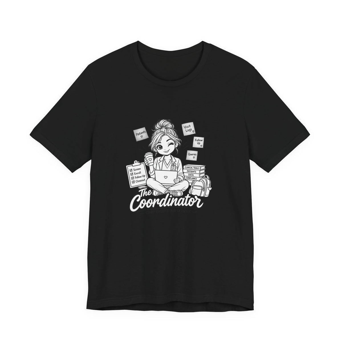 Coordinator Graphic Tee — "The Coordinator: Chief Chaos Tamer"