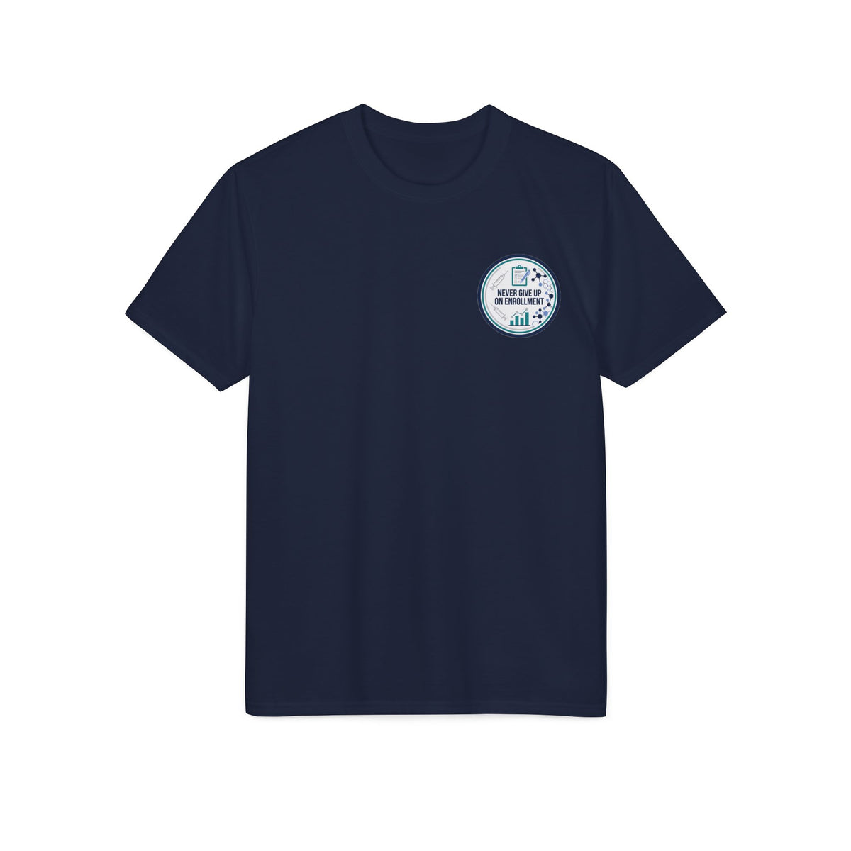 Nautical Compass Performance T‑Shirt — Explore Beyond Pocket Logo