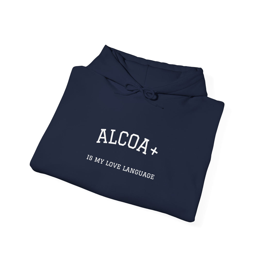 Hoodie — Minimal 'ALOHA' Outline Pullover