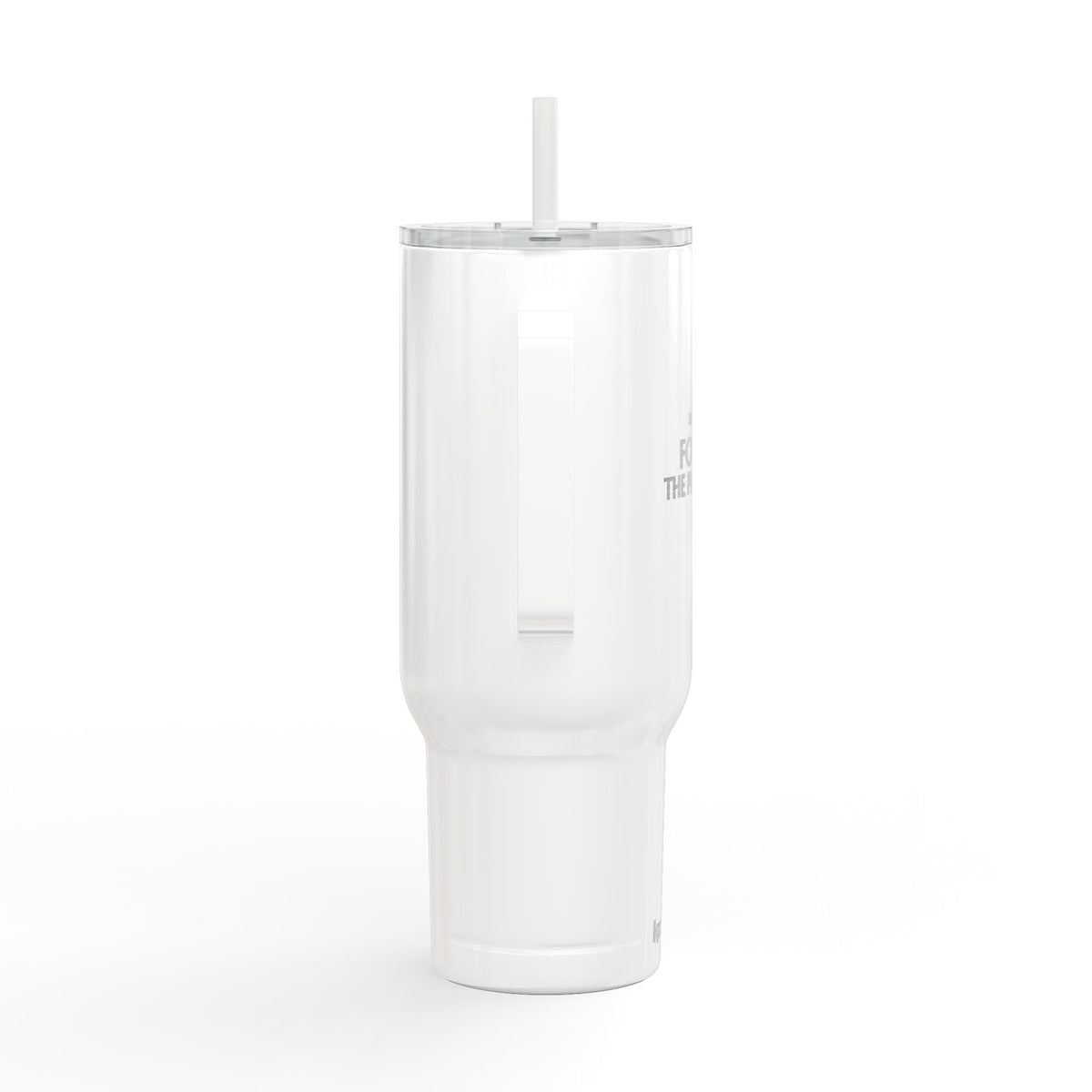 40oz Engraved Insulated Tumbler — "Follow The Protocol" Travel Mug with Lid & Straw