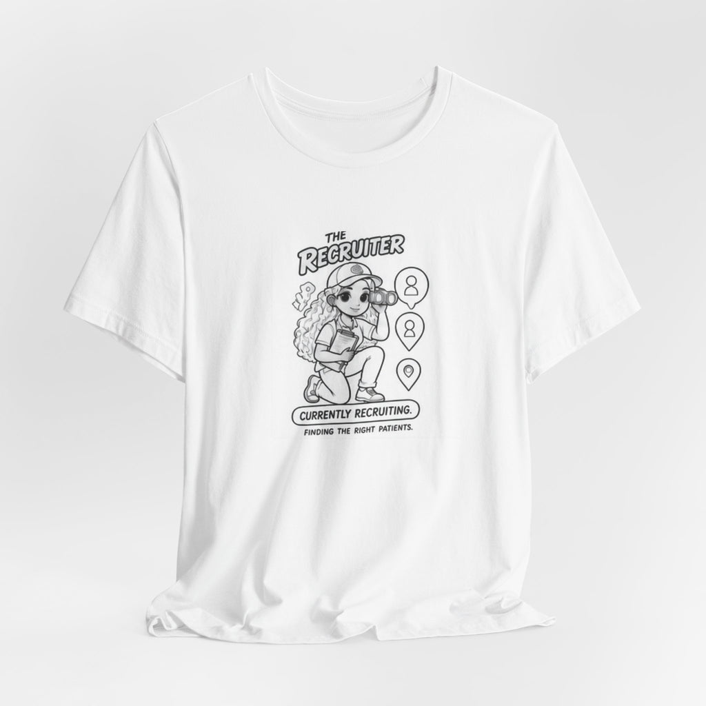 Recruiter Mascot T-Shirt — "The Recruiter" Graphic Tee for HR & Talent Scouts