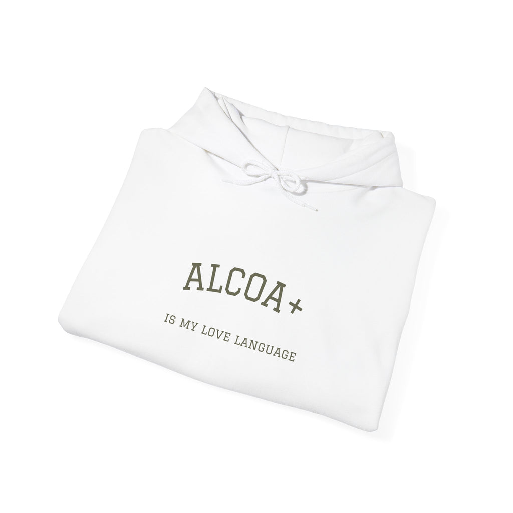 Hoodie — Minimal 'ALOHA' Outline Pullover