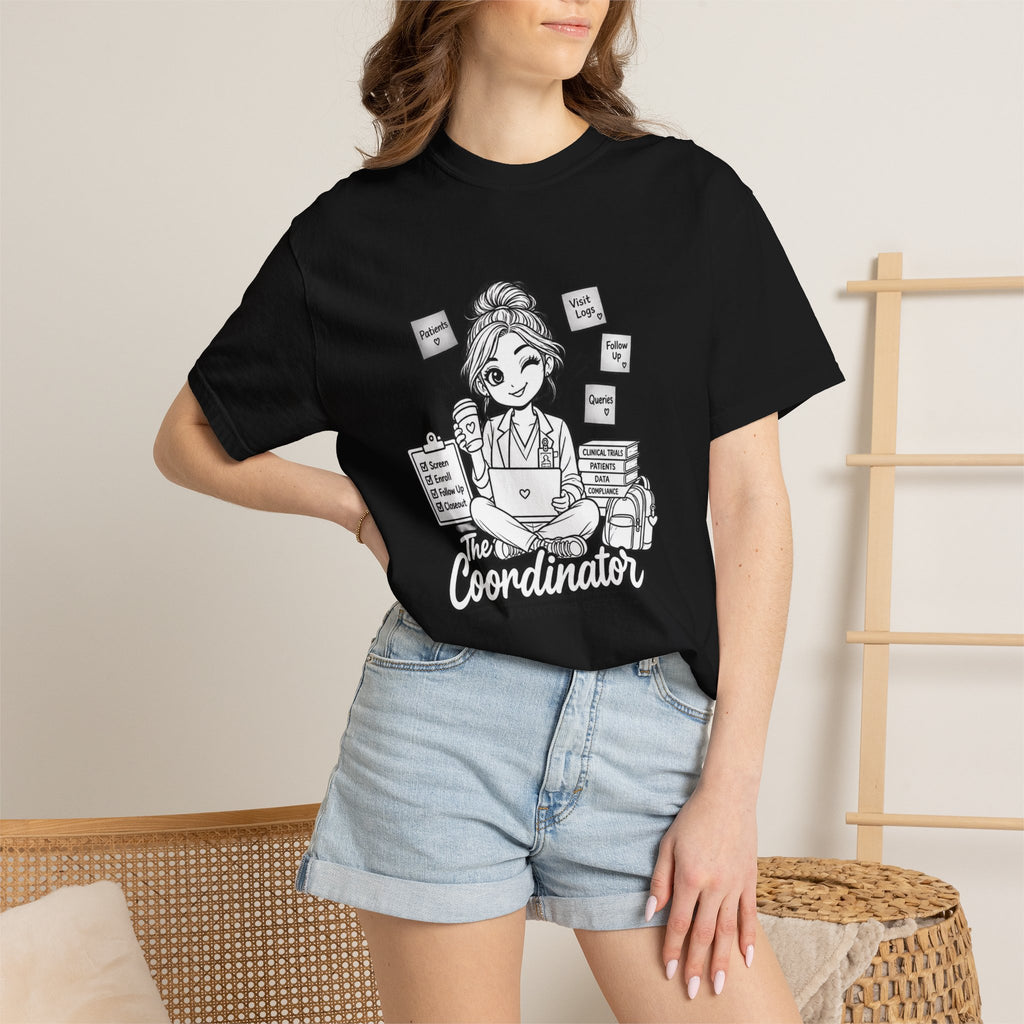 Coordinator T-Shirt — "The Coordinator: Chief Everything Officer" Cute Planner Graphic Tee for Organizers, Event Planners & Office Staff