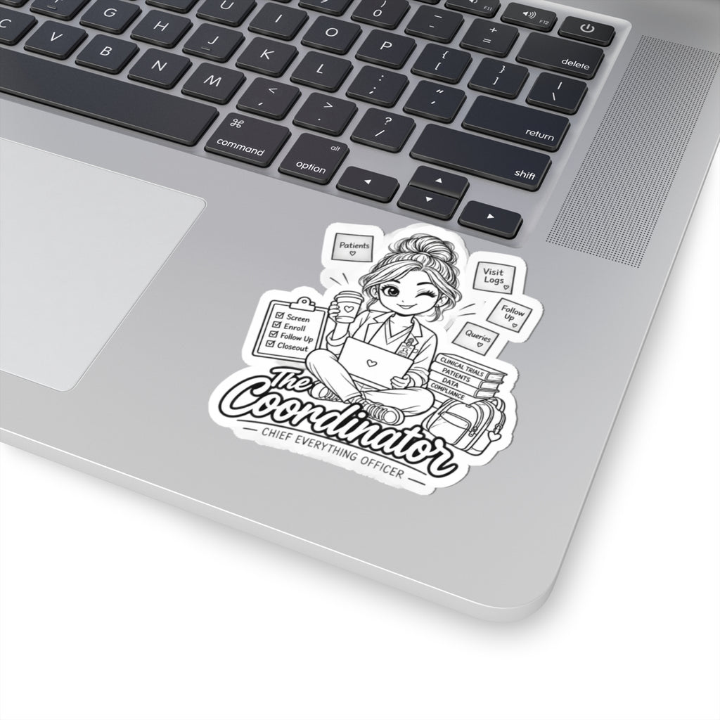 Coordinator Sticker — “The Coordinator: Chief Everything Officer” Cute Planner/Work Laptop Kiss-Cut Sticker for Admins & Healthcare [...]