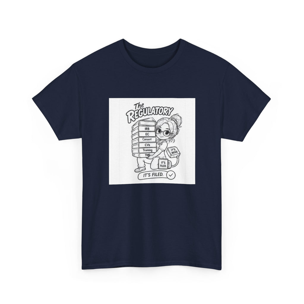 Regulatory Bear Graphic Tee — "It's Fine" Cute Cartoon T-Shirt