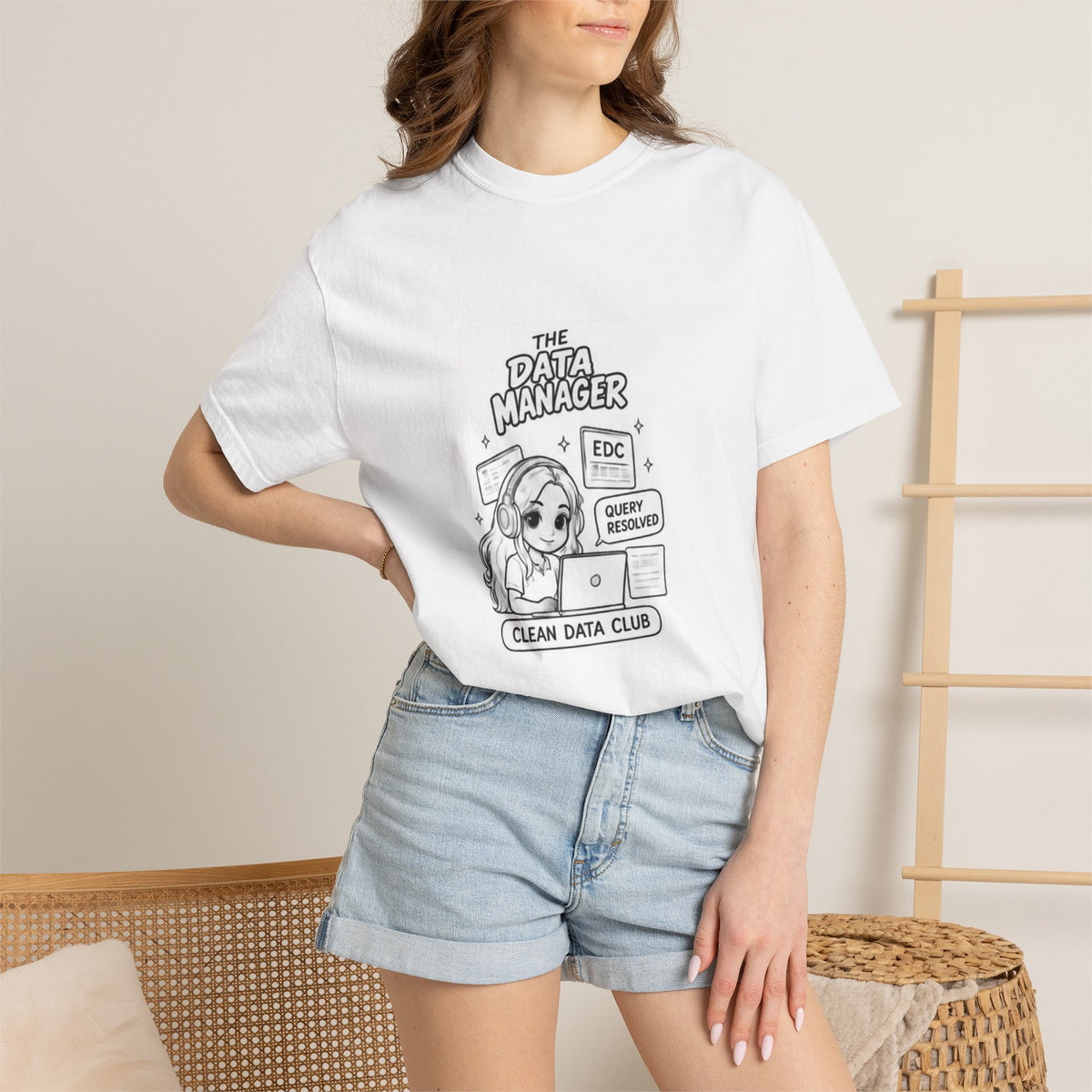 Data Manager T-Shirt — "Clean Data Club" Cute Tech Graphic Tee