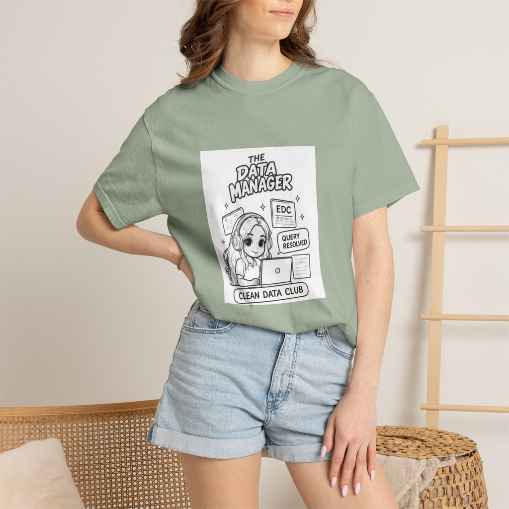Data Manager T-Shirt — "Clean Data Club" Cute Tech Graphic Tee