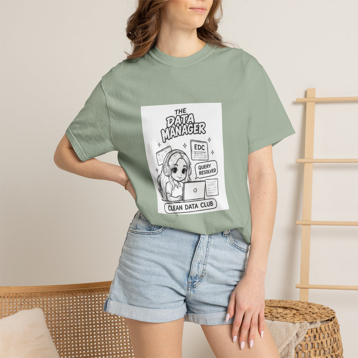 Data Manager T-Shirt — "Clean Data Club" Cute Tech Graphic Tee