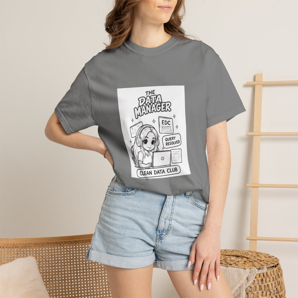 Data Manager T-Shirt — "Clean Data Club" Cute Tech Graphic Tee