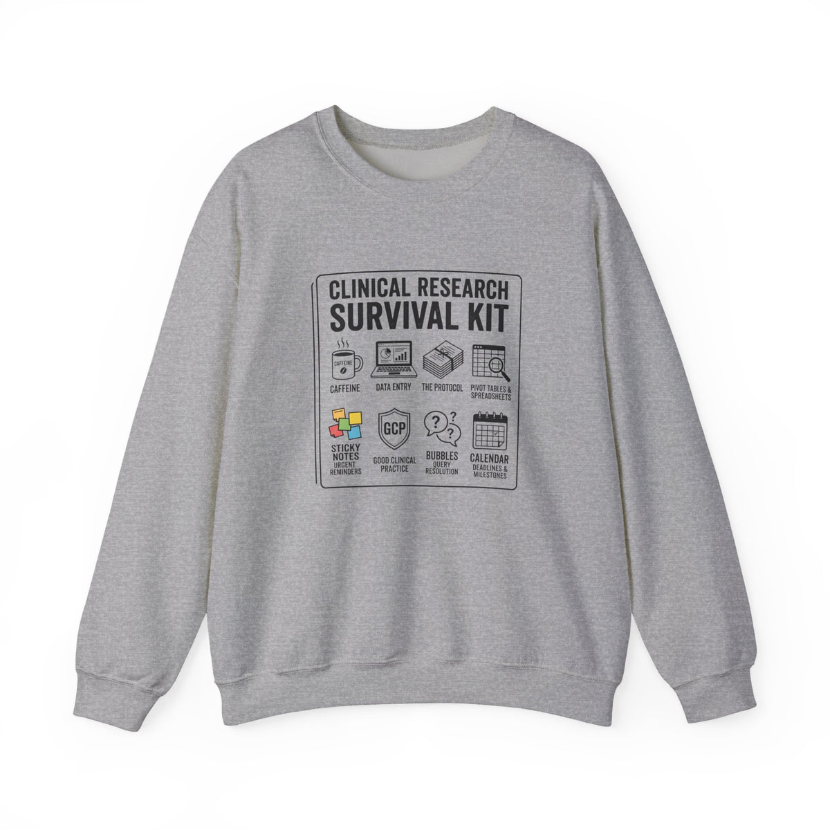 Clinical Research Survival Kit Sweatshirt