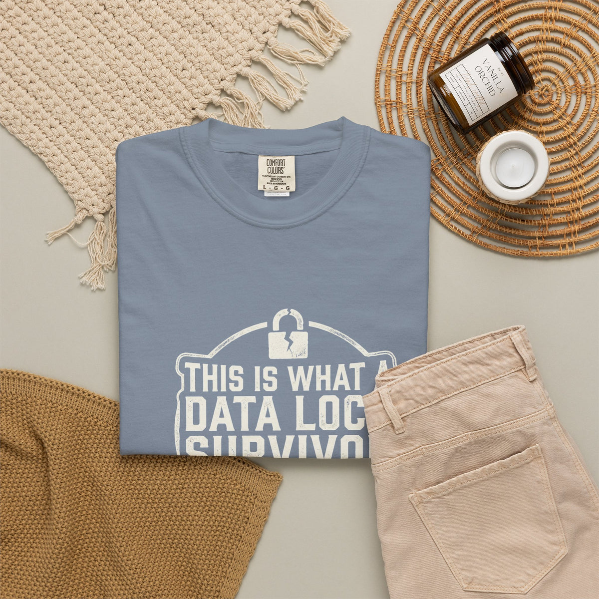 Data Lock Survivor T-Shirt — Funny Healthcare IT Patient Safety Shirt