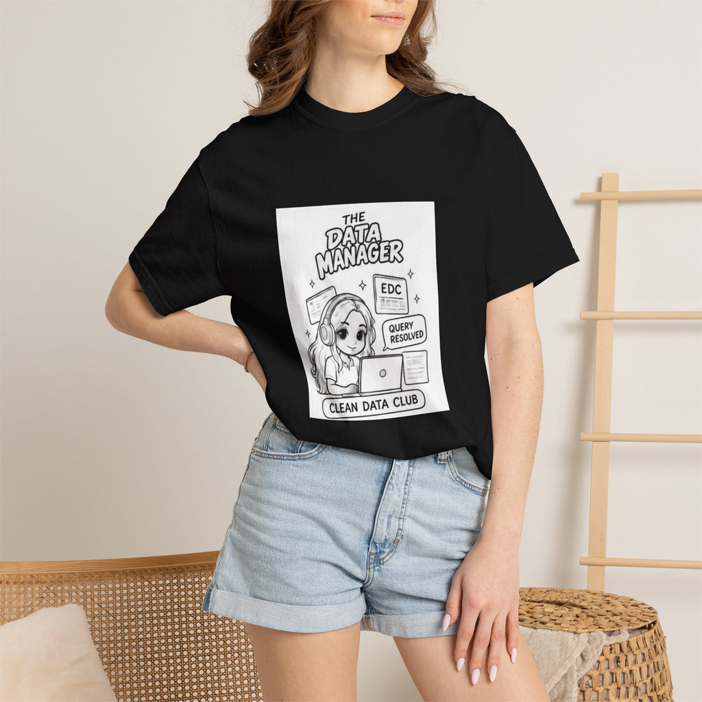 Data Manager T-Shirt — "Clean Data Club" Cute Tech Graphic Tee