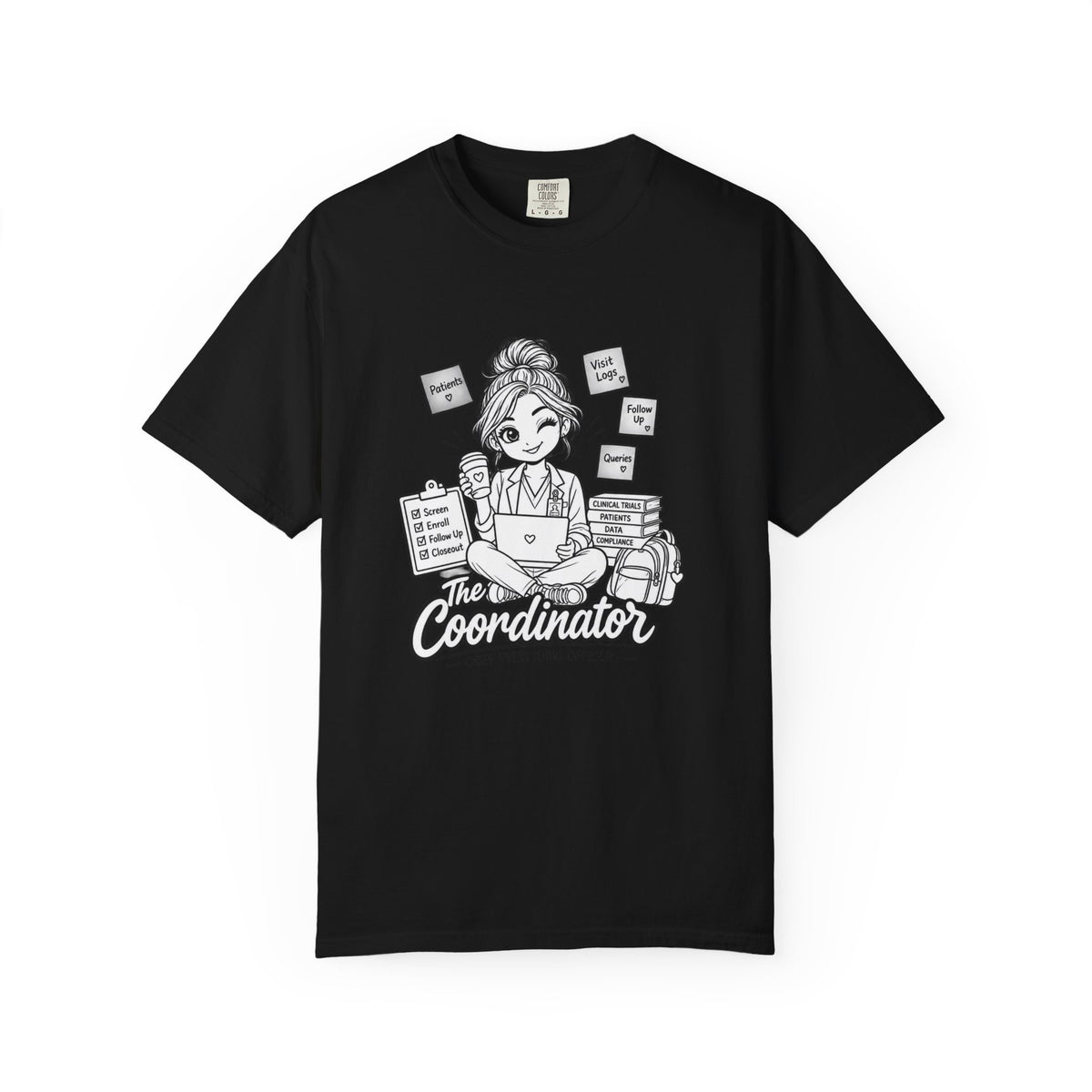 Coordinator T-Shirt — "The Coordinator: Chief Everything Officer" Cute Planner Graphic Tee for Organizers, Event Planners & Office Staff