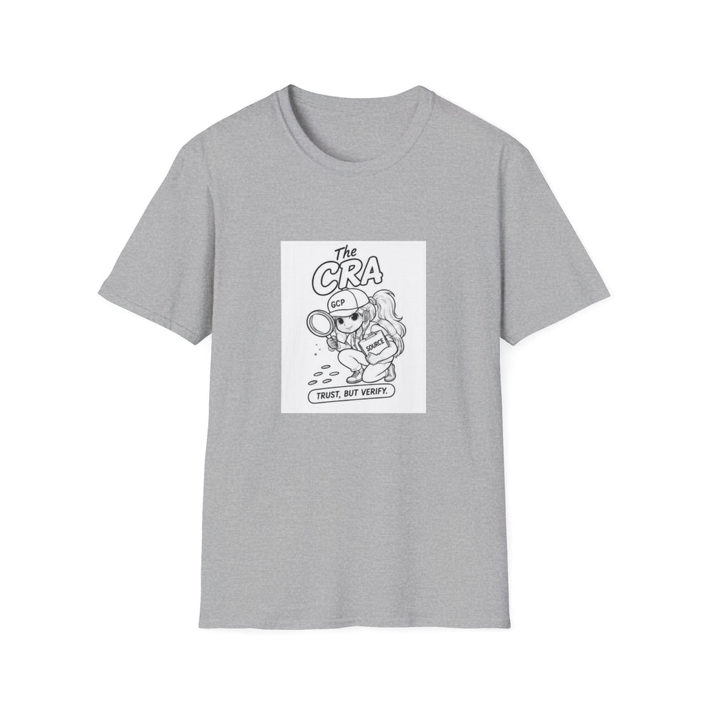 Detective Crew T‑Shirt – “The CRA” Vintage Cartoon Magnifying Glass Design