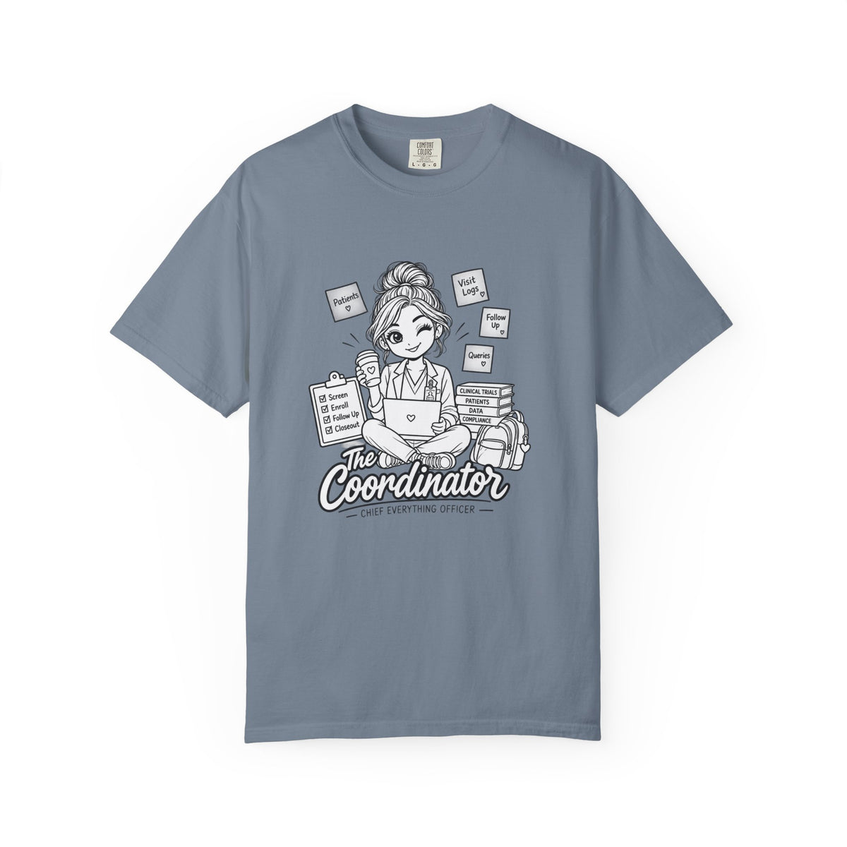 Coordinator T-Shirt — "The Coordinator: Chief Everything Officer" Cute Planner Graphic Tee for Organizers, Event Planners & Office Staff