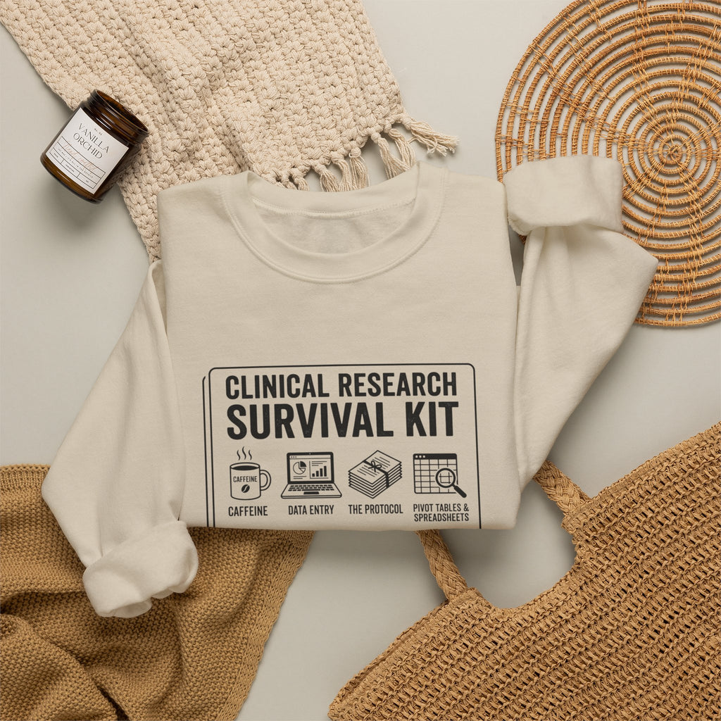 Clinical Research Survival Kit Sweatshirt