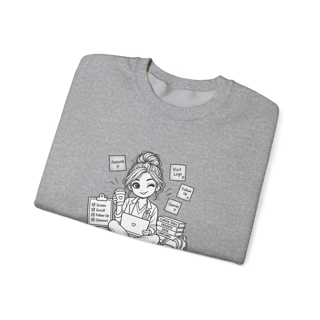 Coordinator Crewneck Sweatshirt — "The Coordinator" Cute Office Planner Graphic