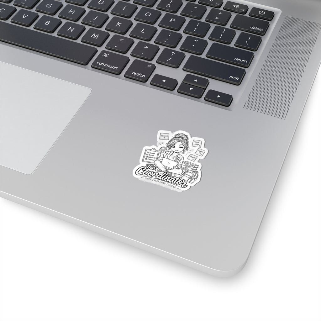 Coordinator Sticker — “The Coordinator: Chief Everything Officer” Cute Planner/Work Laptop Kiss-Cut Sticker for Admins & Healthcare [...]