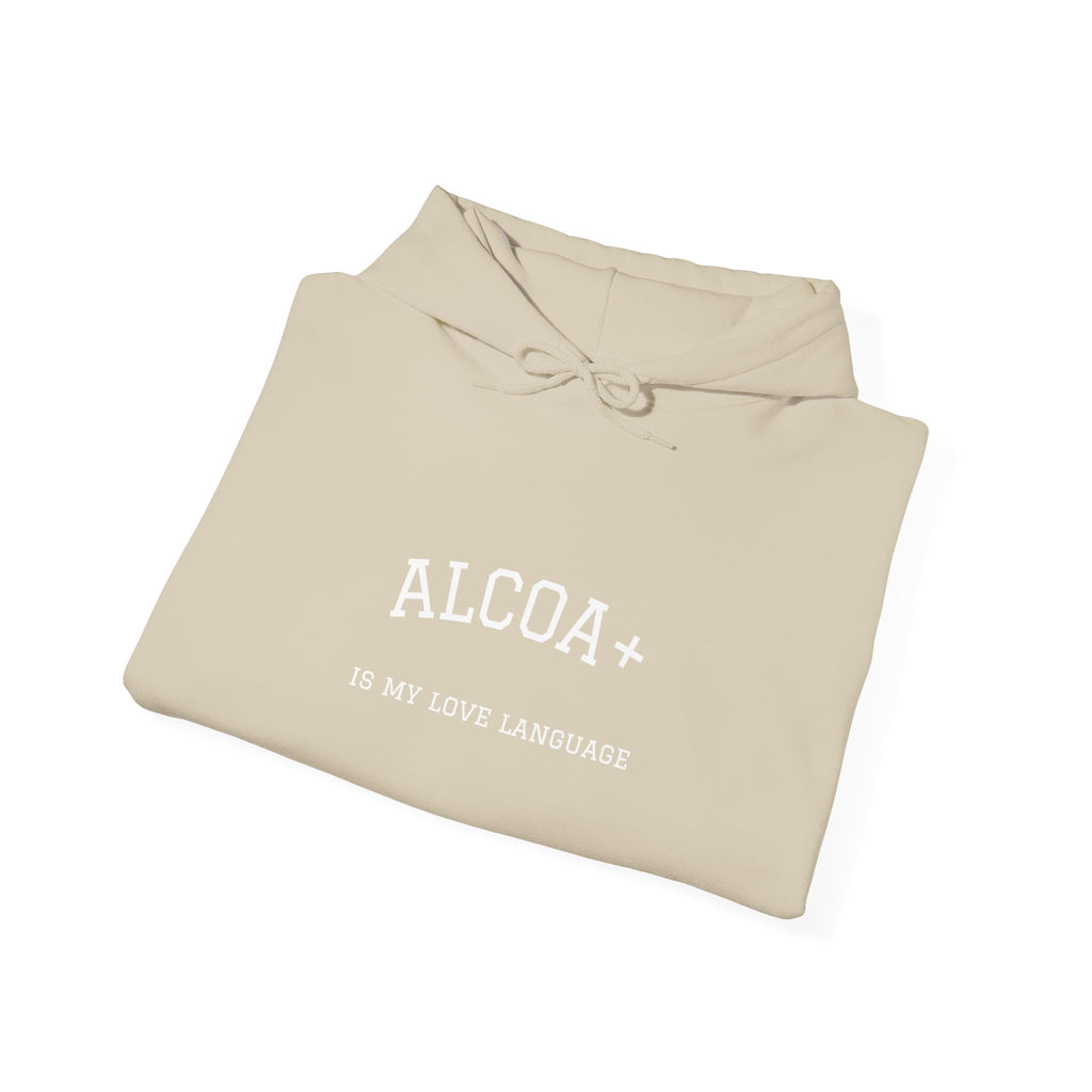 Hoodie — Minimal 'ALOHA' Outline Pullover