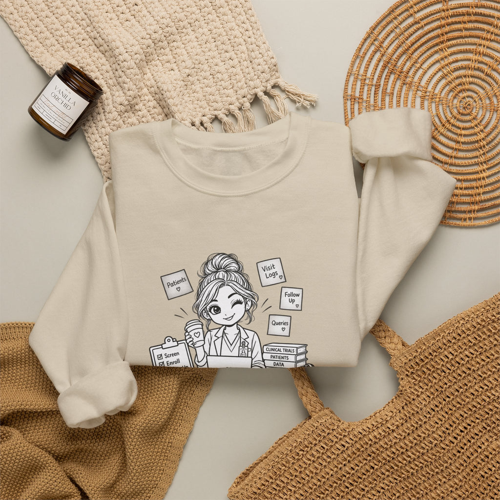 Coordinator Crewneck Sweatshirt — "The Coordinator" Cute Office Planner Graphic