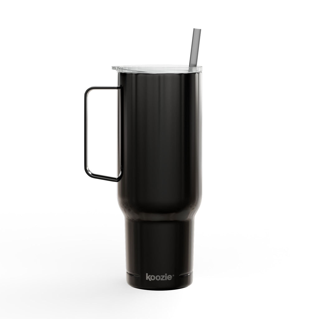 40oz Engraved Insulated Tumbler — "Follow The Protocol" Travel Mug with Lid & Straw