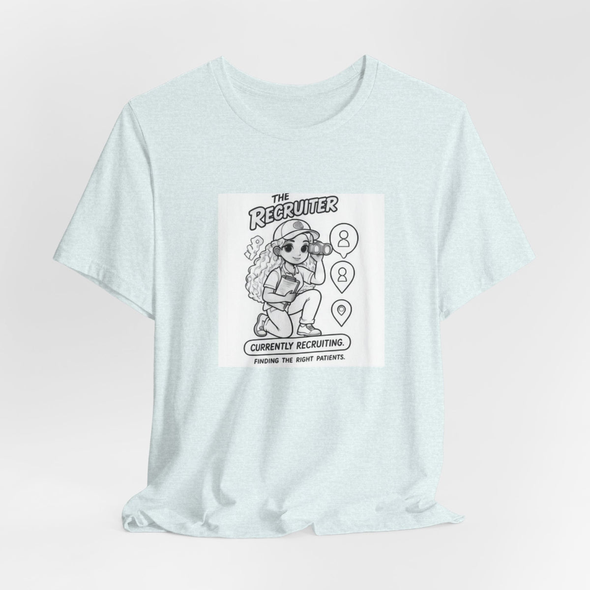 Recruiter Mascot T-Shirt — "The Recruiter" Graphic Tee for HR & Talent Scouts