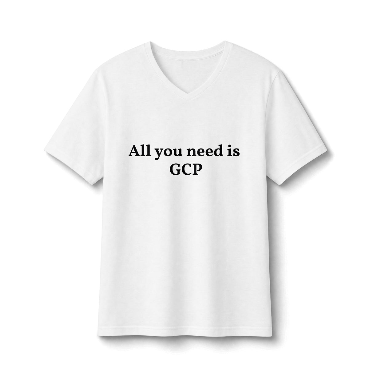 All You Need Is GCP V‑Neck Tee