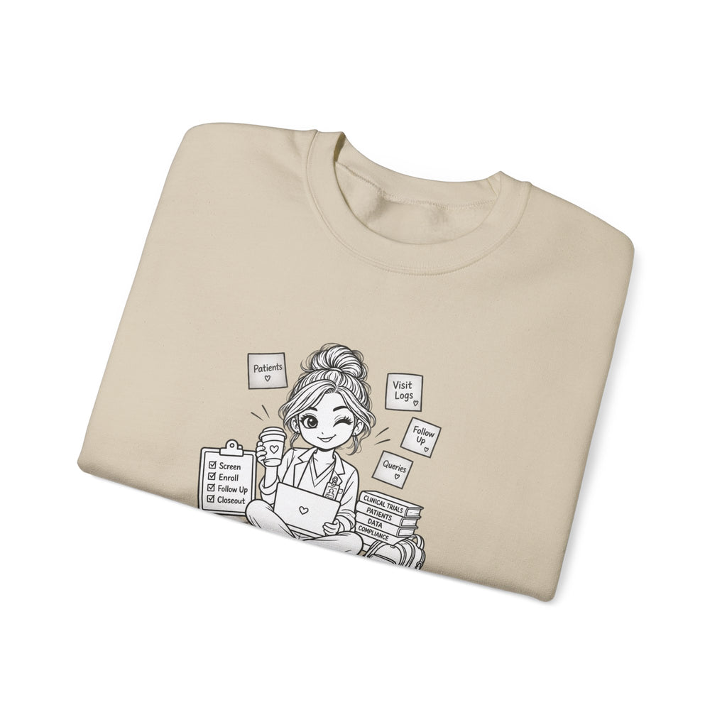 Coordinator Crewneck Sweatshirt — "The Coordinator" Cute Office Planner Graphic