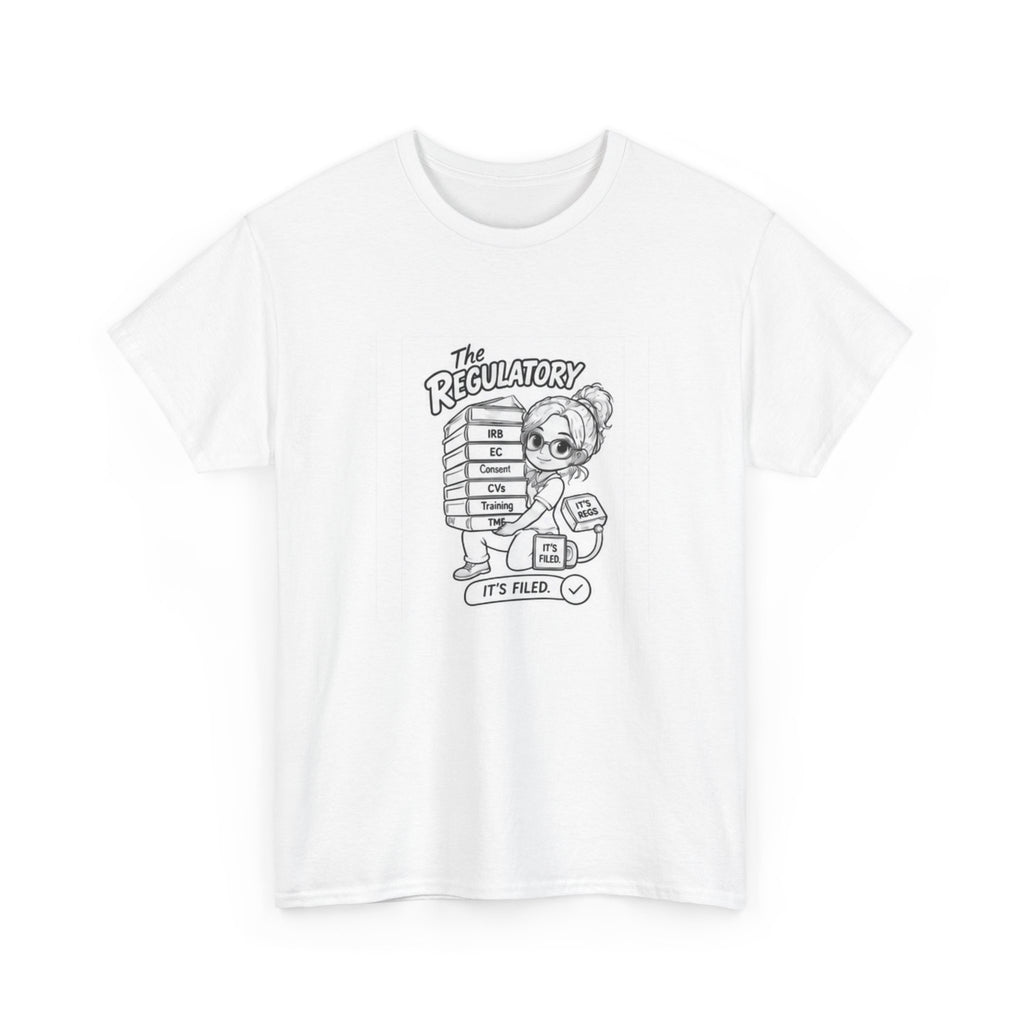 Regulatory Bear Graphic Tee — "It's Fine" Cute Cartoon T-Shirt