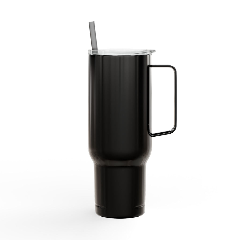 40oz Engraved Insulated Tumbler — "Follow The Protocol" Travel Mug with Lid & Straw