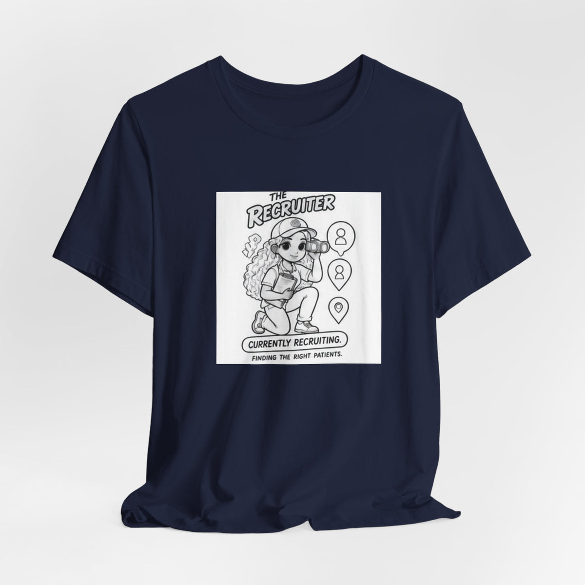 Recruiter Mascot T-Shirt — "The Recruiter" Graphic Tee for HR & Talent Scouts