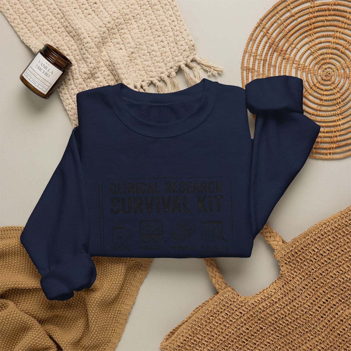Clinical Research Survival Kit Sweatshirt