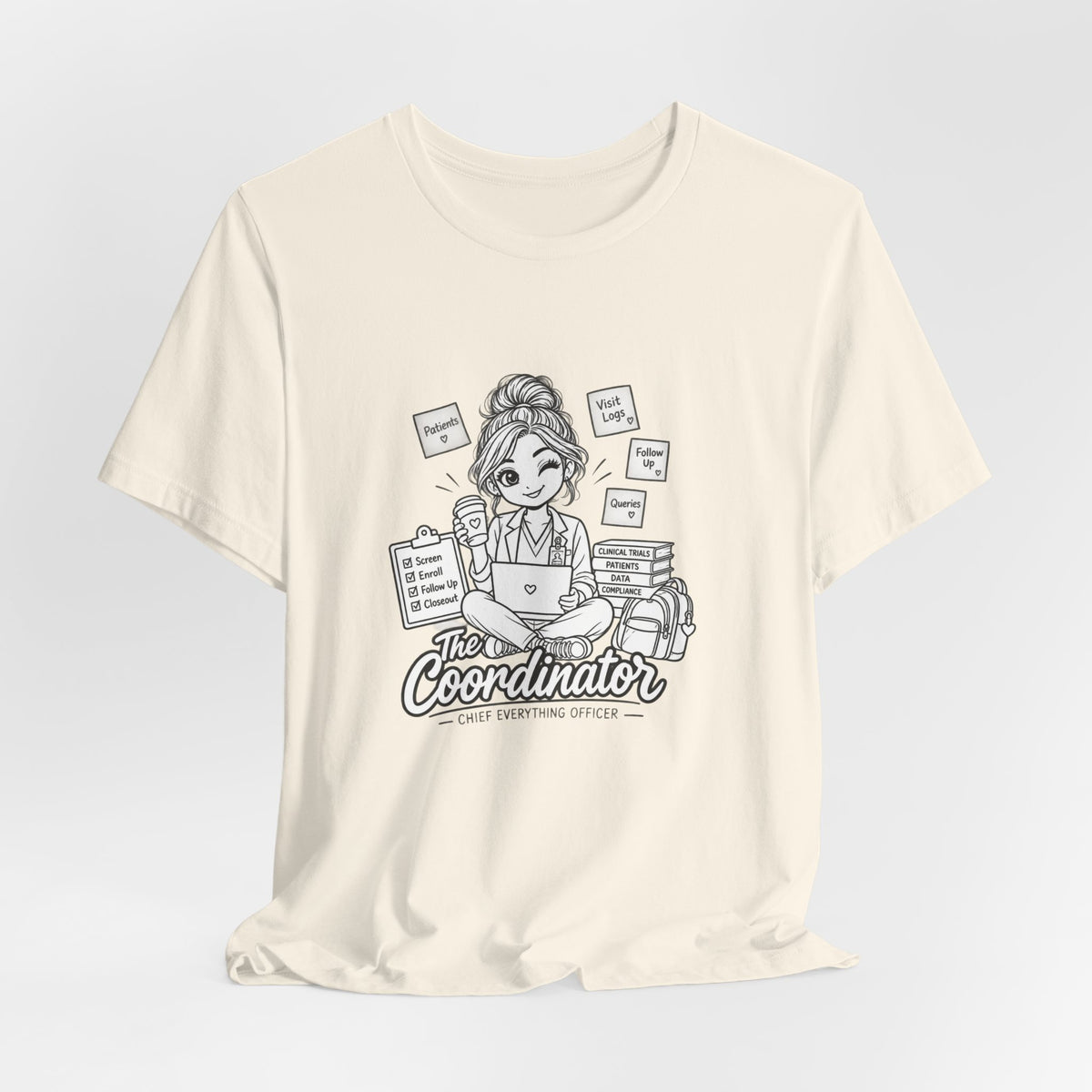 Coordinator Graphic Tee — "The Coordinator: Chief Chaos Tamer"