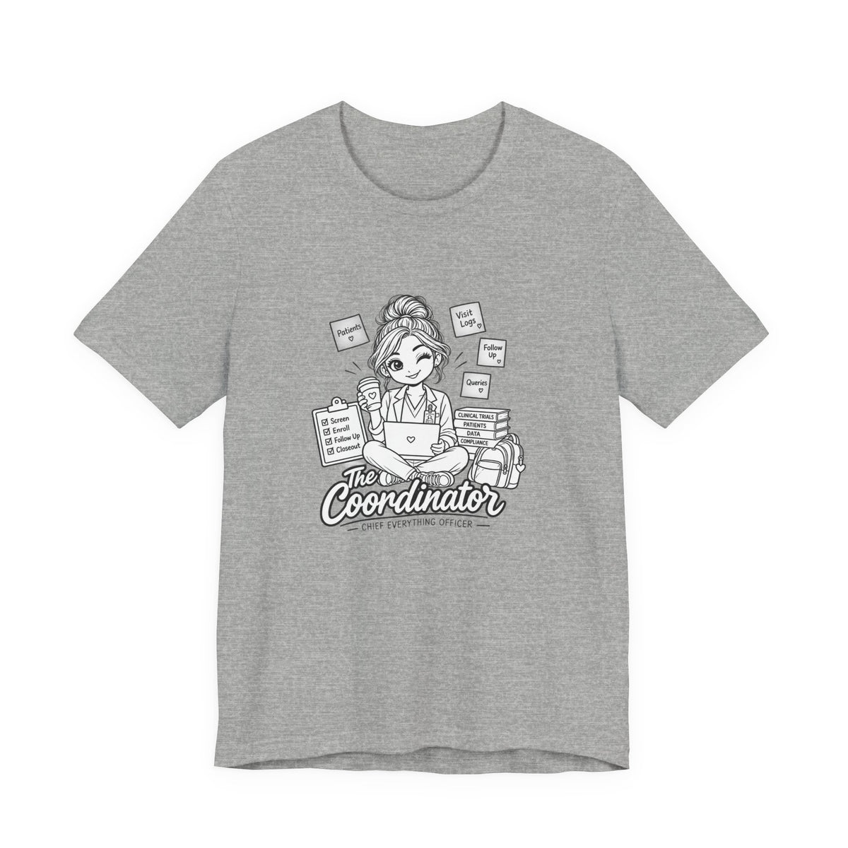 Coordinator Graphic Tee — "The Coordinator: Chief Chaos Tamer"