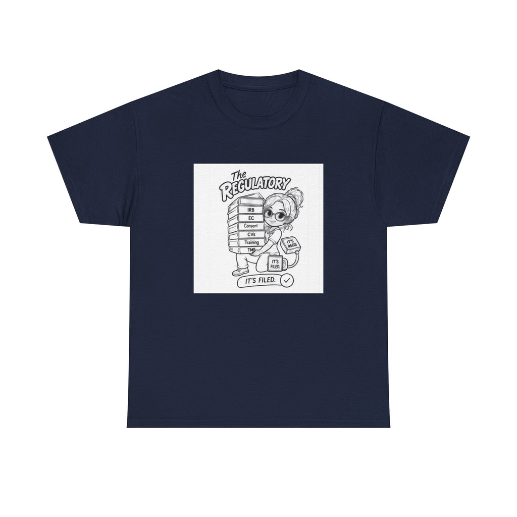Regulatory Bear Graphic Tee — "It's Fine" Cute Cartoon T-Shirt