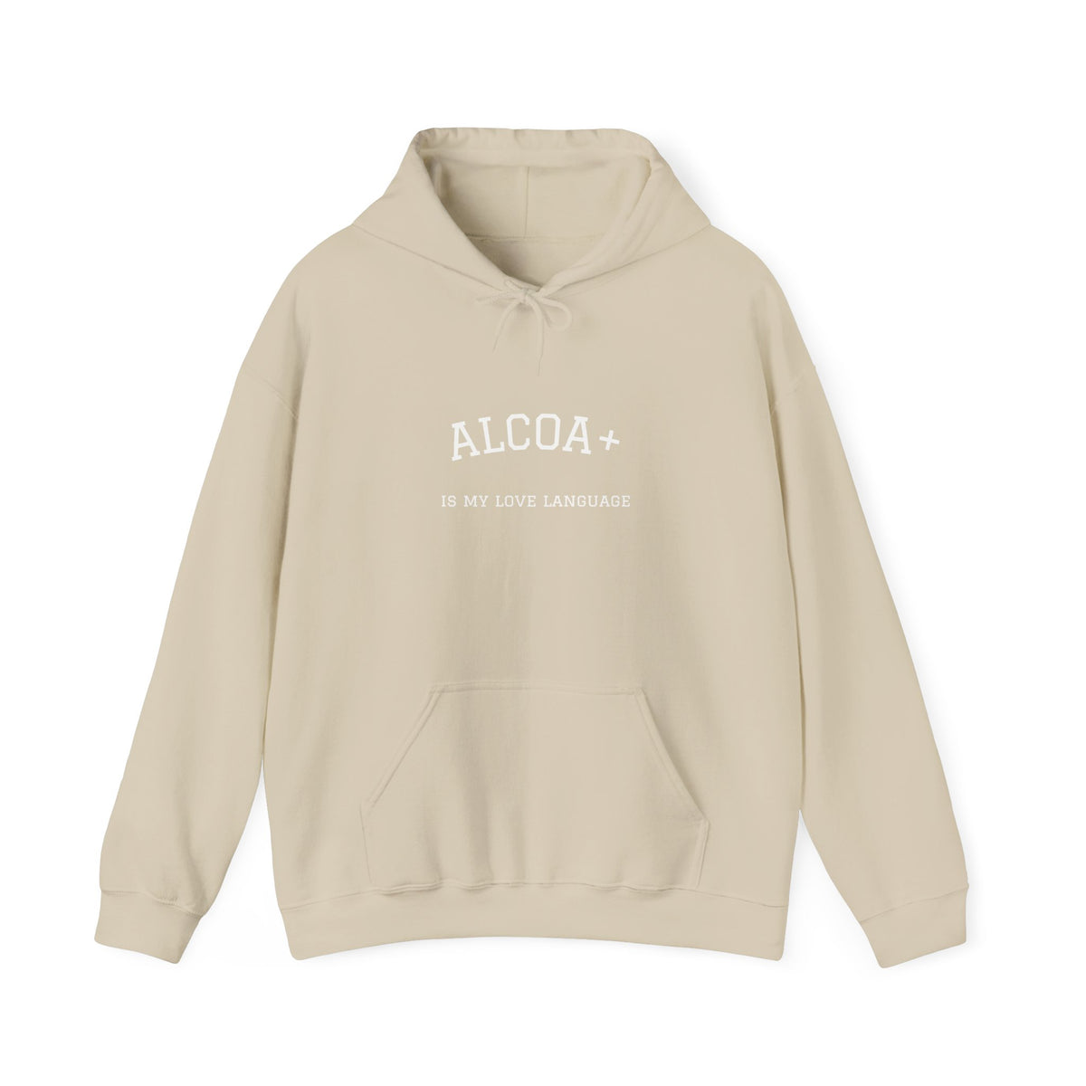 Hoodie — Minimal 'ALOHA' Outline Pullover