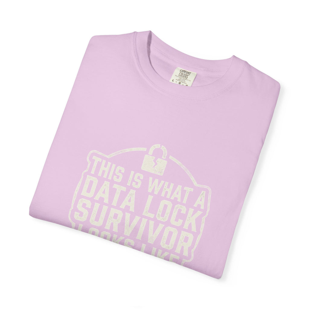 Data Lock Survivor T-Shirt — Funny Healthcare IT Patient Safety Shirt