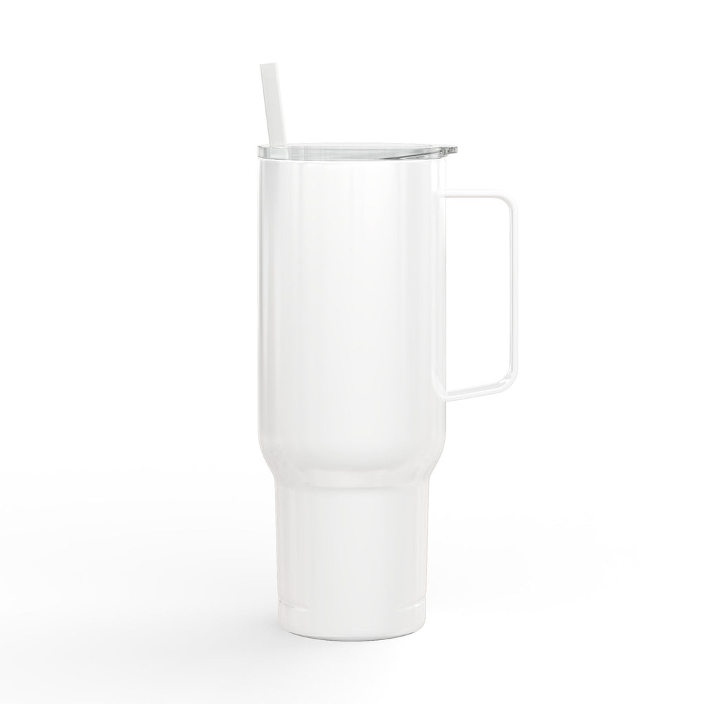 40oz Engraved Insulated Tumbler — "Follow The Protocol" Travel Mug with Lid & Straw