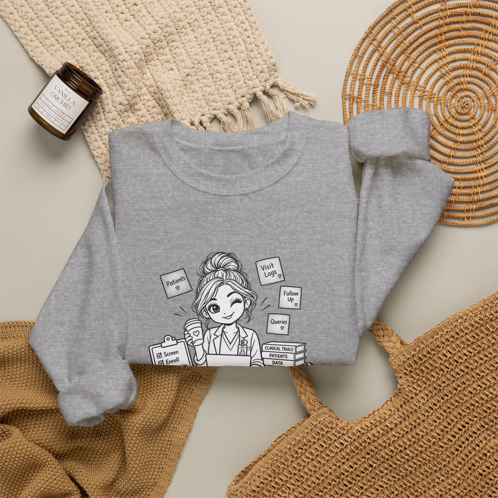 Coordinator Crewneck Sweatshirt — "The Coordinator" Cute Office Planner Graphic